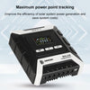 MPPT Solar Controller 12V / 24V / 48V Automatic Identification Charging Controller with Dual USB Output, Model:80A