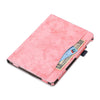For iPad 10.2 Cowhide Texture Horizontal Flip Leather Case With Holder & Sleep / Wake-up Function(Pink)