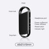 SK008 Mini Smart Keychain Voice Recorder, Capacity:16GB(Black)