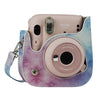 Painted Series Camera Bag with Shoulder Strap for Fujifilm Instax mini 11(Blue Pastel)