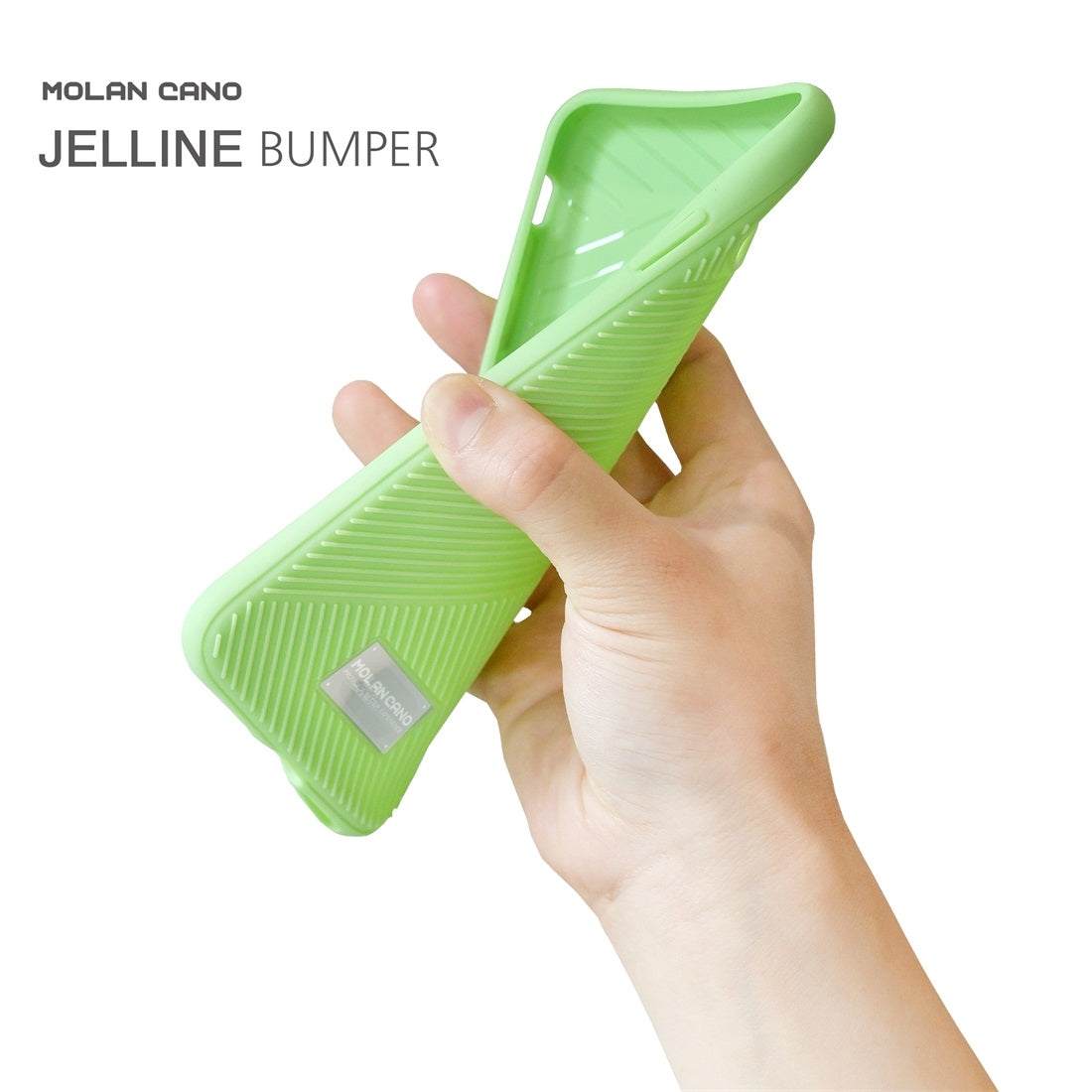 For iPhone 11 MOLANCANO JELLINE BUMPER Shockproof TPU Protective Case(Black)