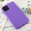 For iPhone 11 Candy Color TPU Case(Purple)