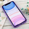 For iPhone 11 Candy Color TPU Case(Purple)