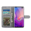 For Galaxy S10+ Diaobaolee Pure Fresh Texture Horizontal Flip Leather Case, with Holder & Card Slot & Wallet & Photo Frame(Grey)