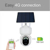 T24 1080P IP65 Waterproof Solar Smart PTZ Camera, Support Full-color Night Vision & Two-way Voice Intercom & AI Humanoid Detection Alarm, WiFi Version