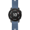For Garmin Fenix 6 22mm Smart Watch Quick Release Silicon Wrist Strap Watchband( Blue)