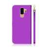 For Galaxy S9+ Imitated Mirror Surface Horizontal Flip Leather Case with Holder & Card Slots & Wallet & Lanyard(Purple)