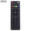 2 PCS x96 Set-Top Box Remote Control for T95M / T95N / X96 mini / M8s / T95X(Black)