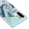 For Galaxy Note 10 Geometric Marble Series Frosted Translucent TPU Protective Case(Rust)