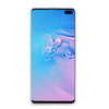 For Galaxy S10+ Geometric Marble Series Frosted Translucent TPU Protective Case(Rust)