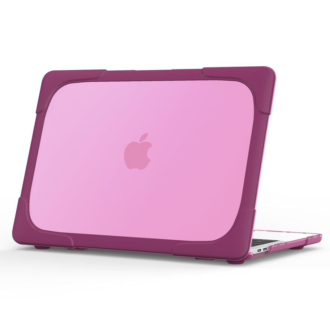 For MacBook Pro 13.3 inch with Touch Bar (A2159 / A1989) TPU + PC Two Color Laptop Protective Case(Purple)
