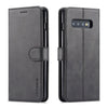 For Galaxy S10 Plus LC.IMEEKE Calf Texture Horizontal Flip Leather Case, with Holder & Card Slots & Wallet(Black)