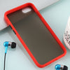 For iPhone 8 / 7 Skin Hand Feeling Series Anti-fall Frosted PC+ TPU Case(Red)