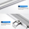 18W LED Embedded Buried Lamp IP65 Waterproof Rectangular Landscape Platform Stair Step Lamp(White Light)
