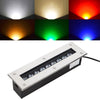 60cm 12W LED Outdoor Rectangular Tree Lights Embedded Buried Lamp IP65 Waterproof Courtyard Landscape Lamp(Red Light)