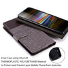For Sony Xperia L3 MUMXA MX102 Horizontal Flip Canvas Stitching Leather Case with Holder & Card Slots & Wallet(Brown)