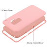For Galaxy S9+ 3 in 1 Shockproof PC + Silicon Case(Pink)