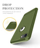 For iPhone 8 & 7 Carbon Fiber Texture Shockproof TPU Protective Case(Green)