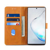 For Galaxy Note 10 GUSSIM Business Style Horizontal Flip Leather Case with Holder & Card Slots & Wallet(Khaki)