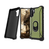 For Galaxy Note10 Tank Shockproof Metal + TPU + PC Combination Case with Ring Holder(Green)