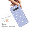 For Galaxy S10+ Multi Love Heart Pattern Frosted TPU Protective Case(Light Purple)