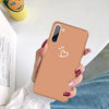 For Galaxy Note10 Love Heart Pattern Frosted TPU Protective Case(Coral Orange)