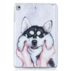 For iPad Mini 1 / 2 / 3 / 4 Colored Drawing Pattern TPU Case(Husky)