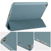 For iPad Mini 5 / 4 Horizontal Flip Tablet PC PU Leather Case with Three-folding Holder & Pen Slot(Pine Needle Green)