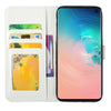 For Galaxy S10+ 3D Embossed Horizontal Flip Leather Case, with Holder & Card Slots & Wallet & Photo Frame(Striped Unicorn)