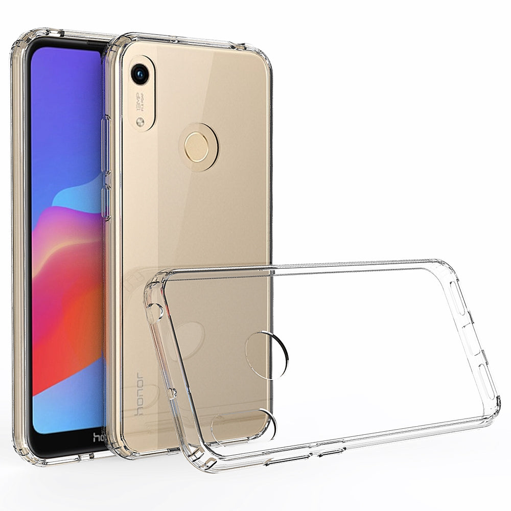 For Huawei Y6s (2019) Scratchproof TPU + Acrylic Protective Case(Transparent)
