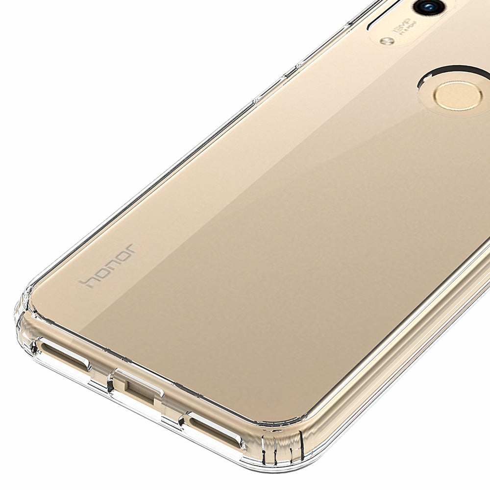 For Huawei Y6s (2019) Scratchproof TPU + Acrylic Protective Case(Transparent)