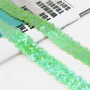 LP000330 Three-row Elastic Connection Sequins Lace Belt DIY Clothing Accessories, Length: 45.72m, Width: 3cm(Green)