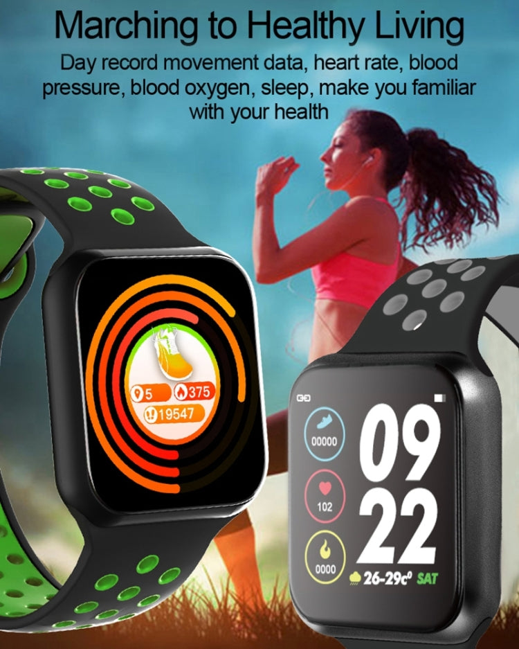F8 Pro 1.3 inch Touch Screen Smart Bracelet, Support Sleep Monitor / Blood Pressure Monitoring / Blood Oxygen Monitoring / Heart Rate Monitoring, Shell Color:Black(White)