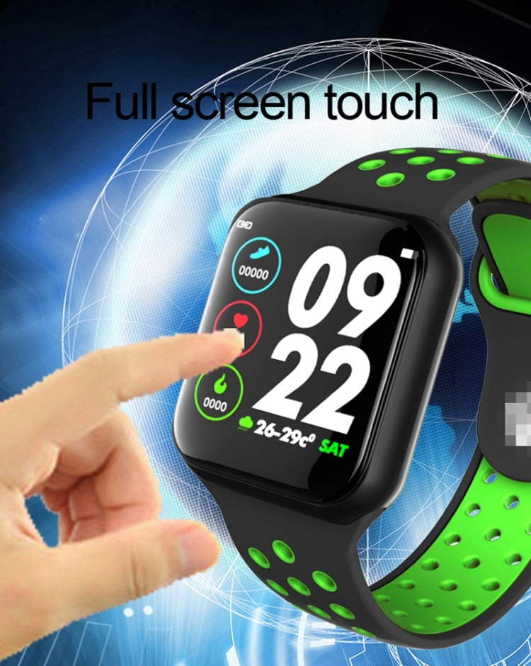 F8 Pro 1.3 inch Touch Screen Smart Bracelet, Support Sleep Monitor / Blood Pressure Monitoring / Blood Oxygen Monitoring / Heart Rate Monitoring, Shell Color:Black(White)