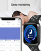 F8 Pro 1.3 inch Touch Screen Smart Bracelet, Support Sleep Monitor / Blood Pressure Monitoring / Blood Oxygen Monitoring / Heart Rate Monitoring, Shell Color:Black (Black Grey)