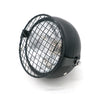 Motorcycle Reticular Retro Lamp LED Headlight Modification Accessories for Halley / Honda CG125 / Suzuki GN125(White)