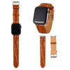 For Apple Watch Series 6 & SE & 5 & 4 44mm / 3 & 2 & 1 42mm Crocodile Texture Leather Wrist Strap(Brown)