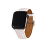 For Apple Watch Series 6 & SE & 5 & 4 44mm / 3 & 2 & 1 42mm Crocodile Texture Leather Wrist Strap(White)