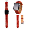 For Apple Watch Series 6 & SE & 5 & 4 40mm / 3 & 2 & 1 38mm Crocodile Texture Leather Wrist Strap(Red)