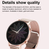 DT96 1.3 inch Round Color Screen Smart Watch, IP68 Waterproof, Support Heart Rate Blood Pressure Monitoring / Sedentary Reminder / Sleep Monitoring, Strap material:Metal(Black)