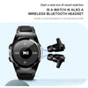 S201 Bluetooth 4.2 Multi-function TWS True Wireless Bluetooth Earphone Smart Watch(Black Gold)