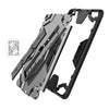 For iPad mini 4 Escort Series TPU + PC Shockproof Protective Case with Holder(Black)
