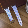 For Apple Watch 5 & 4 40mm / 3 & 2 & 1 38mm Discolor Glitter Fish Scale Texture Replacement Strap Watchband(Square)