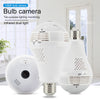 B2-L 2.0 Million Pixels 360-degrees Panoramic Lighting Monitoring Dual-use WiFi Network HD Bulb Camera, Support Motion Detection & Two-way voice, Specification:Host(White)