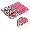For iPad Mini 4 / 3 / 2 / 1 Painted Pattern Horizontal Flip Leather Case with Holder(Leopard Powder Sand)