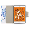 For iPad Mini 4 / 3 / 2 / 1 Painted Pattern Horizontal Flip Leather Case with Holder(Blue and White Porcelain Butterfly)