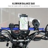 CS-859A2 Motorcycle Electric Vehicle Aluminum Alloy Extended Balance Bar Headlight Mobile Phone Bracket(Blue)