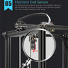 CREALITY Ender-5 Plus Auto Bed Leveling Filament End Sensor DIY 3D Printer, Print Size : 35 x 35 x 40cm, US Plug