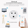 10A Mini Smart WiFi Socket South Africa Plug Remote Control Timer Switch Electrical Power Adapter with Alexa