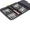 JIAFA JF-8129 24 in 1 Professional Multi-functional Screwdriver Set with Carrying Bag(Gold)